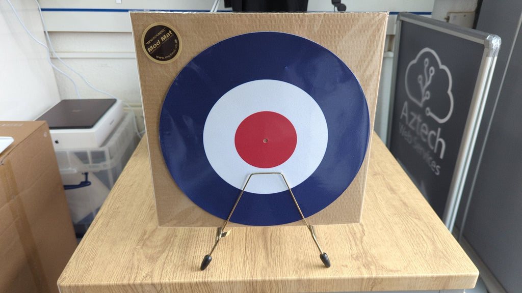 Mod RAF Roundel Slipmat – 7"/12" Vinyl Turntable Mat + FREE Matching Keyring