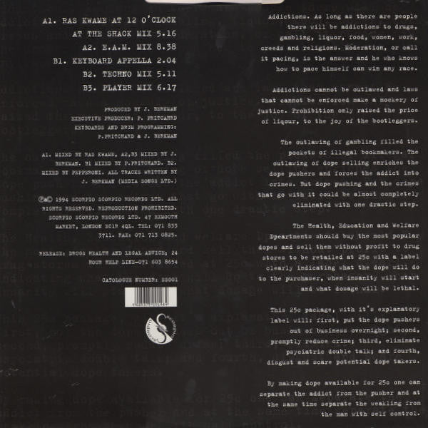 25¢ : Addictions (12", Single)