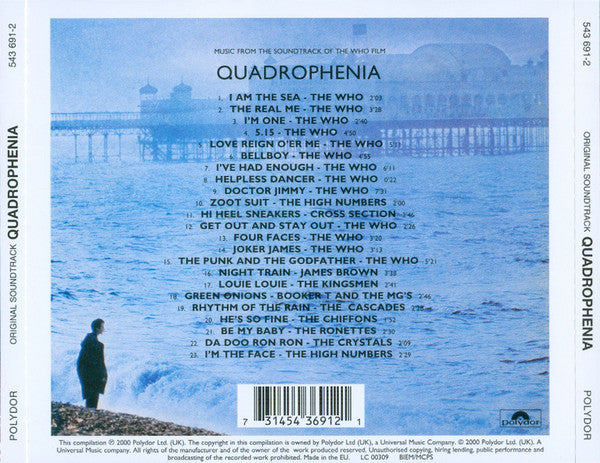 Various : Music From The Soundtrack Of The Who Film Quadrophenia (CD, Comp, RE, RM)