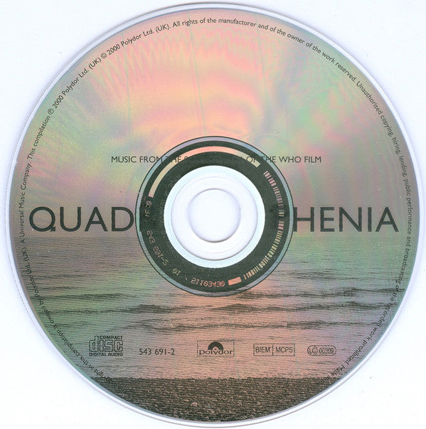 Various : Music From The Soundtrack Of The Who Film Quadrophenia (CD, Comp, RE, RM)