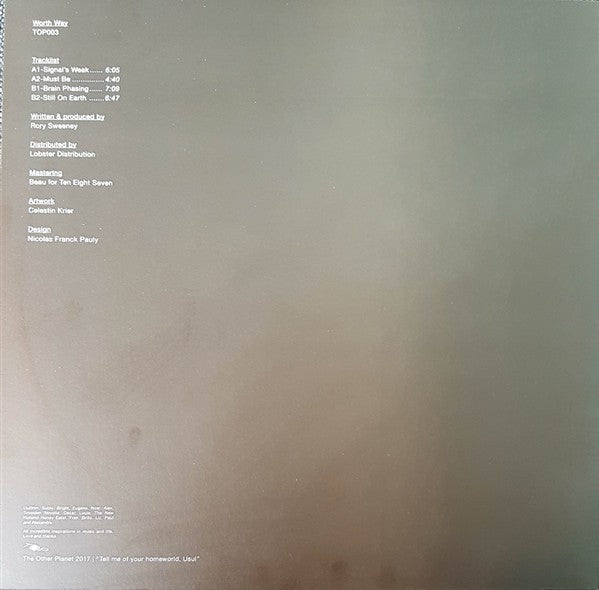 Worth Way : Still On Earth (12", EP)