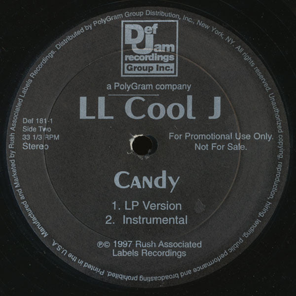 LL Cool J : Candy (12", Promo)