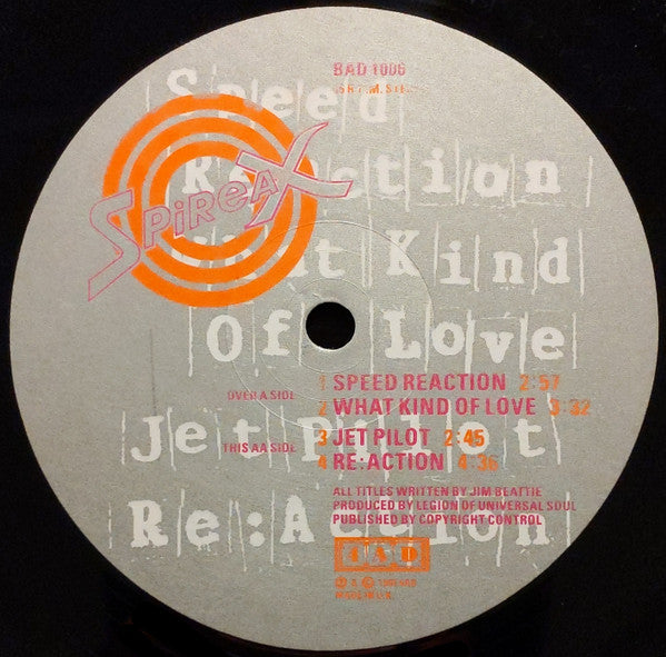 Spirea X : Speed Reaction (12", EP)