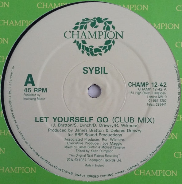 Sybil : Let Yourself Go (12", Com)