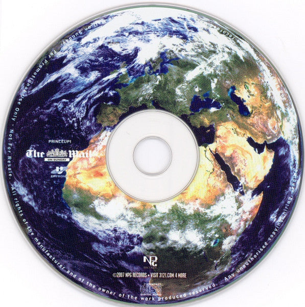 Prince : Planet Earth (CD, Album, Promo, Car)