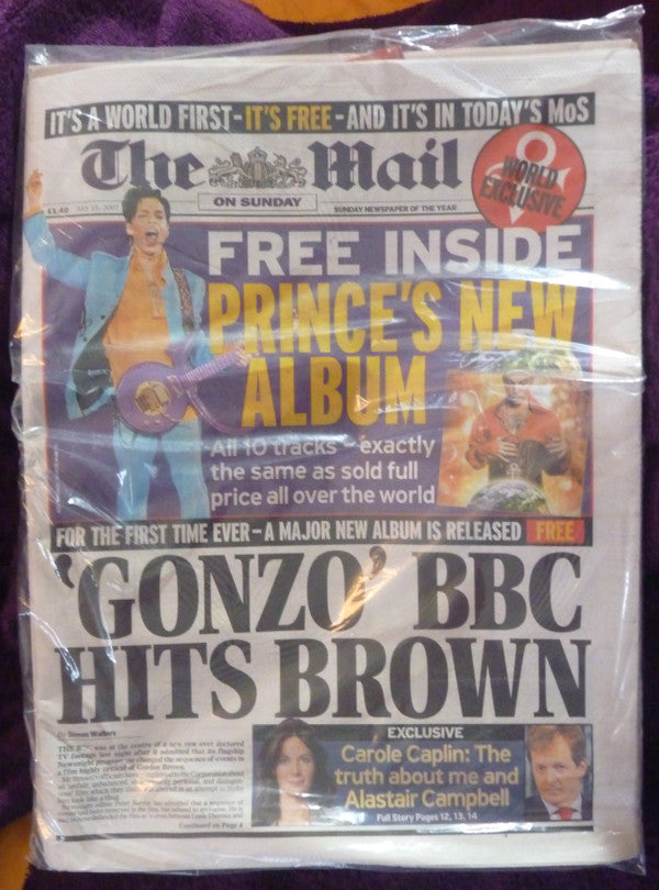 Prince : Planet Earth (CD, Album, Promo, Car)