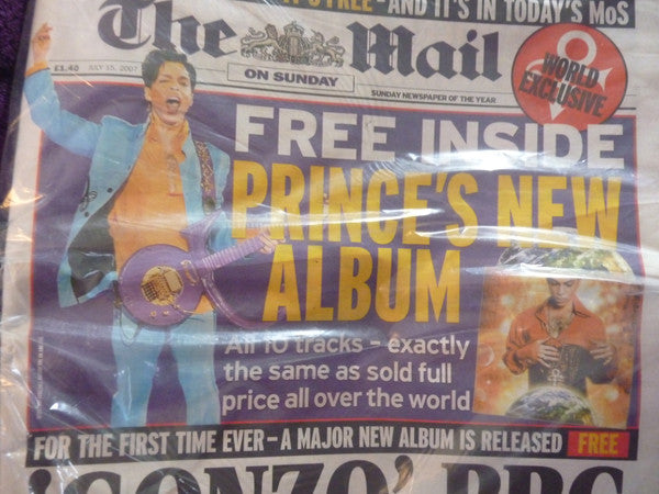 Prince : Planet Earth (CD, Album, Promo, Car)
