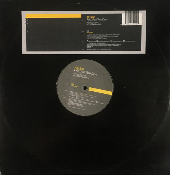 AK1200 Feat. Terra Deva : Fake (12")