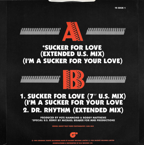 B-biz-R : Sucker For Love (12", Pic)