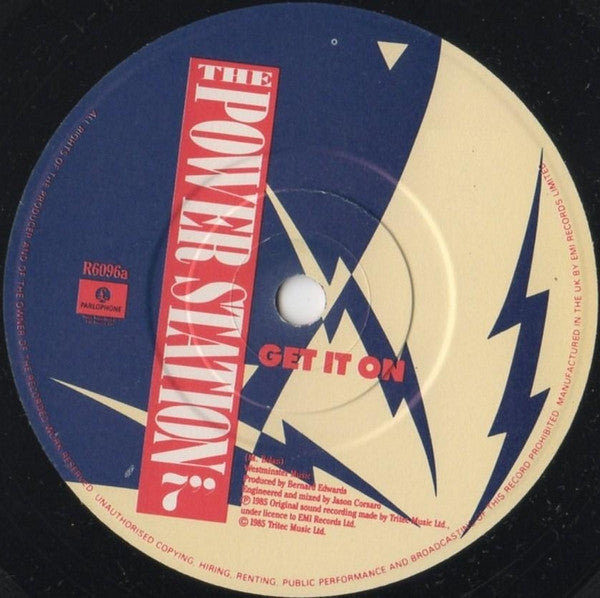 The Power Station : Get It On (7", Single)