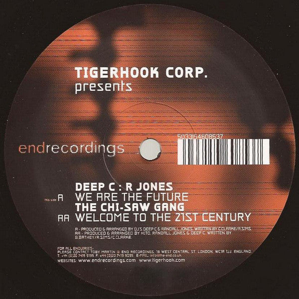 Tigerhook Corp. : We Are The Future / Welcome To The 21st Century (12")