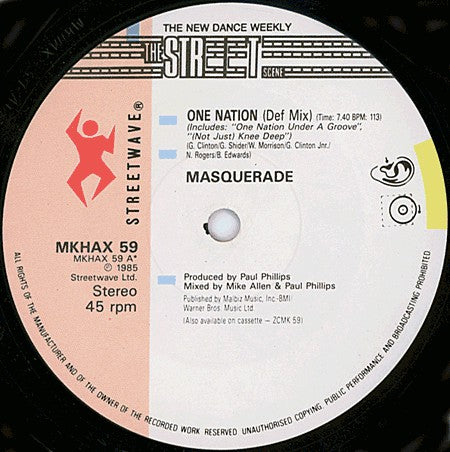 Masquerade : One Nation (12")