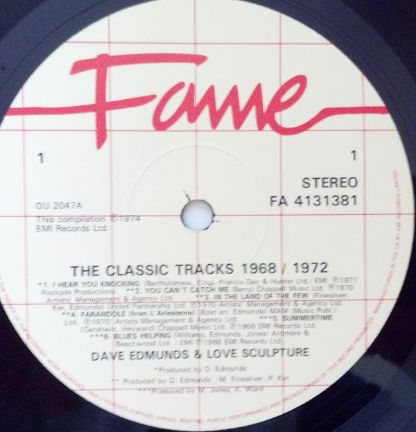 Dave Edmunds & Love Sculpture : The Classic Tracks 1968/1972 (LP, Comp)