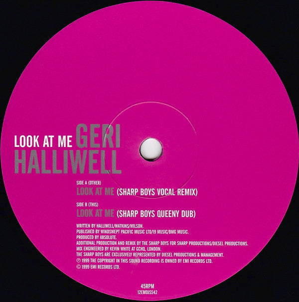 Geri Halliwell : Look At Me (12", Promo)
