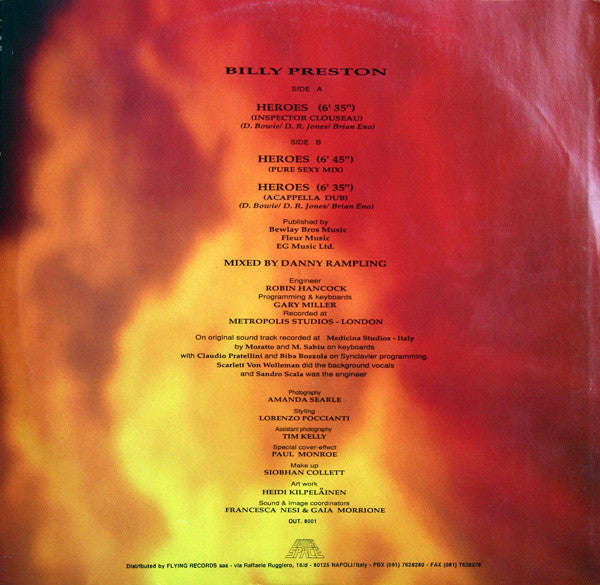 Billy Preston : Heroes (12", Single)