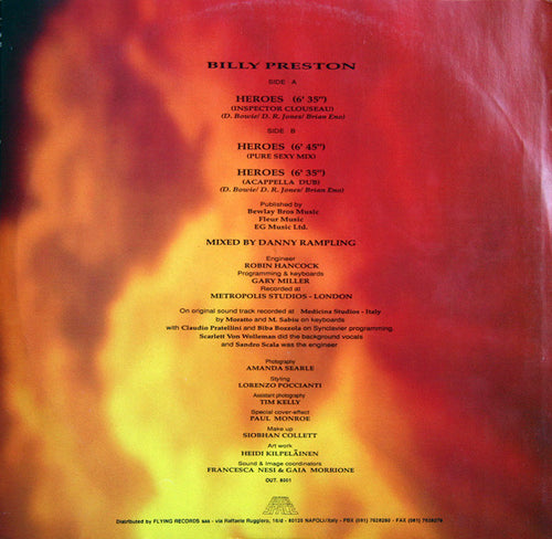 Billy Preston : Heroes (12", Single)