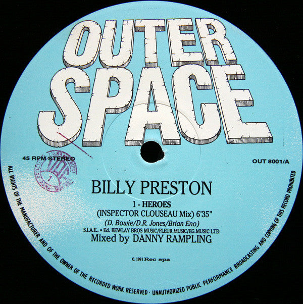 Billy Preston : Heroes (12", Single)