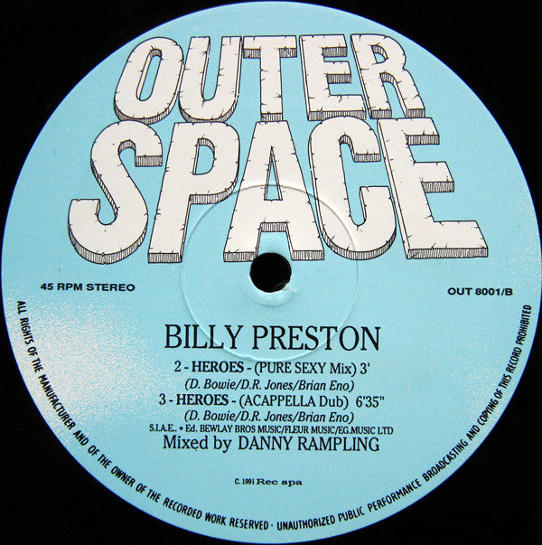 Billy Preston : Heroes (12", Single)