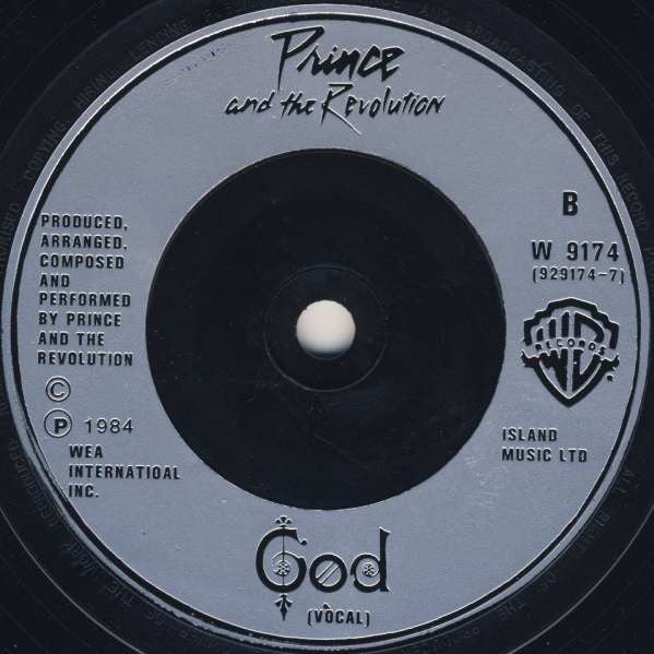Prince And The Revolution : Purple Rain (7", Single, Sil)