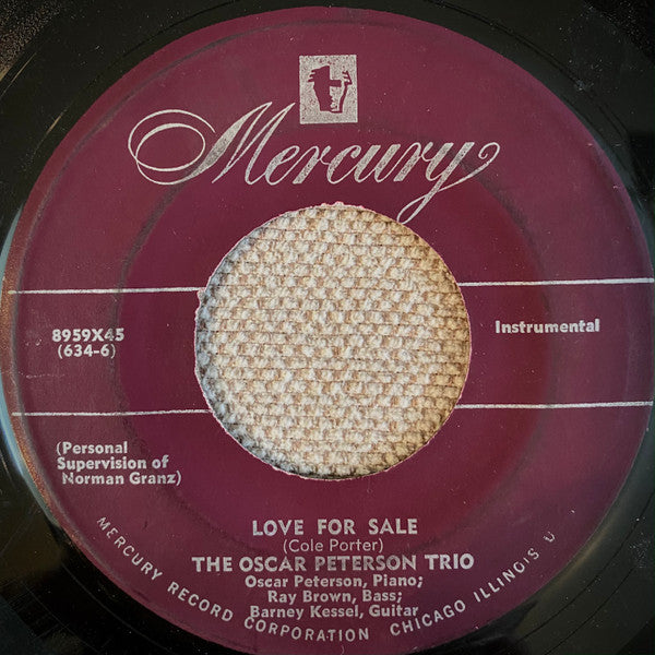 The Oscar Peterson Trio : Until The Real Thing Comes Along/Love For Sale (7", Single)
