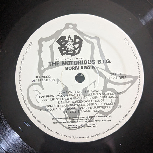 Notorious B.I.G. : Born Again (2xLP, Album, RE)