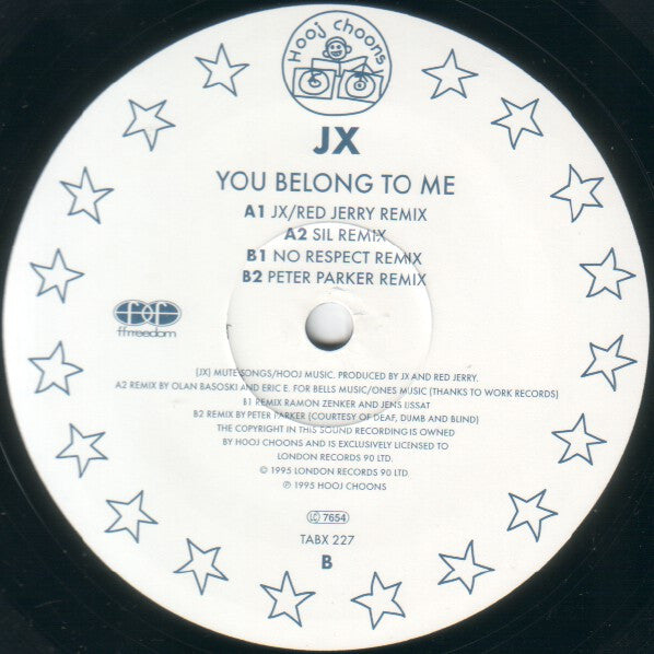 JX : You Belong To Me (12", Single)