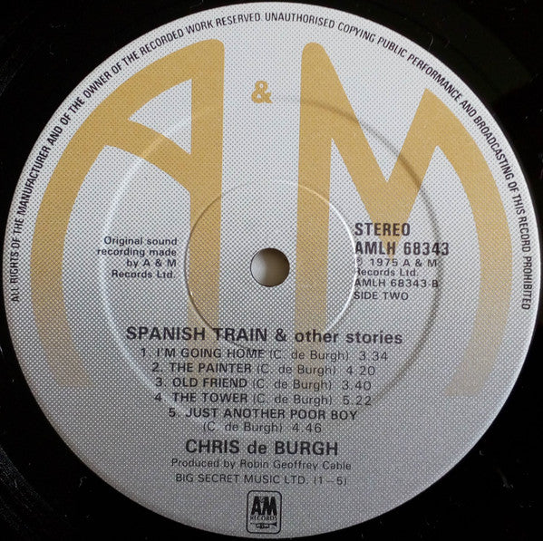 Chris de Burgh : Spanish Train And Other Stories (LP, Album)