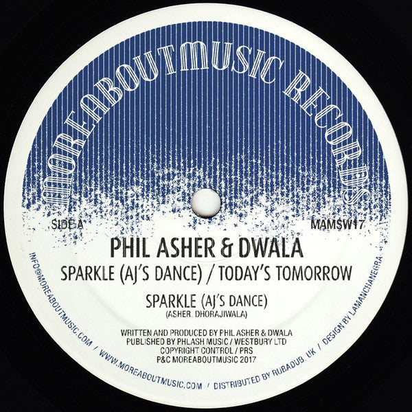 Phil Asher & Dwala : Sparkle (AJ's Dance) / Today's Tomorrow  (12")