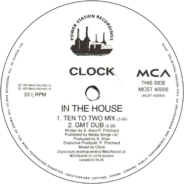 Clock : In The House (12")