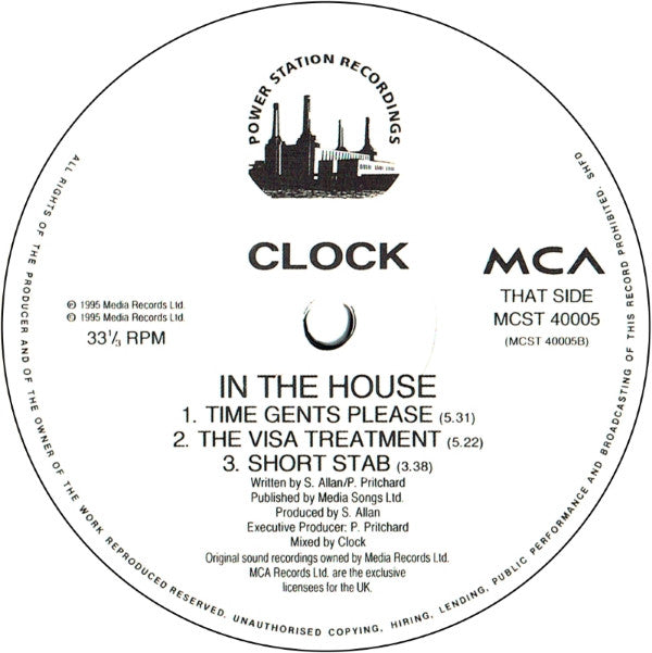 Clock : In The House (12")