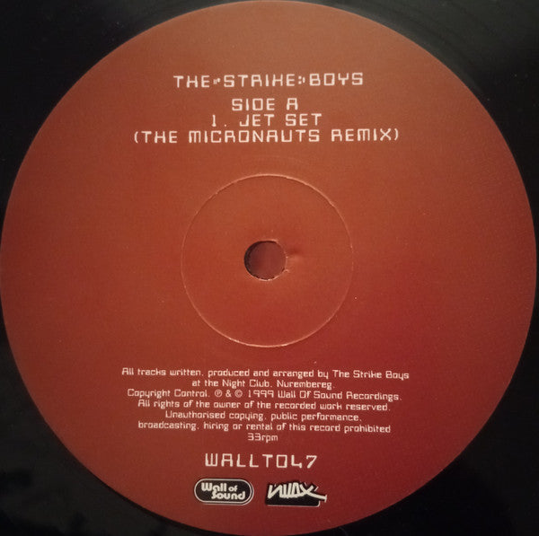 The Strike Boys : Jet Set (12")