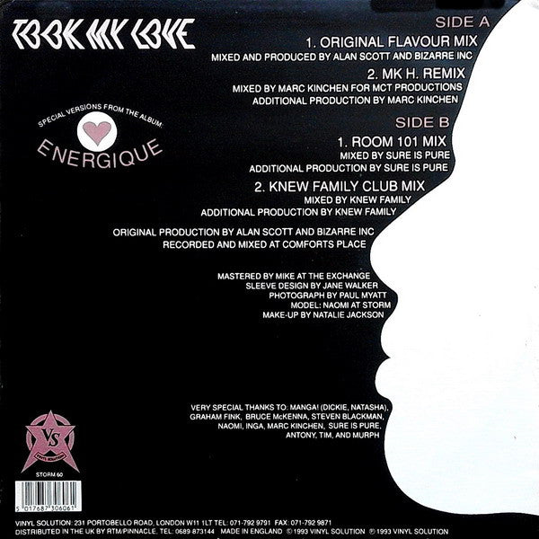 Bizarre Inc Featuring Angie Brown : Took My Love (12")