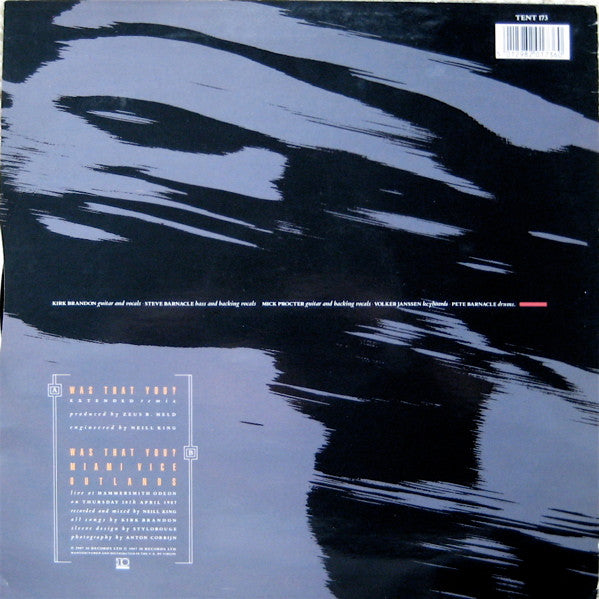 Spear Of Destiny : Was That You? (12", Single)