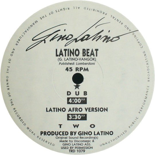 Gino Latino (2) : Latino Beat (12")