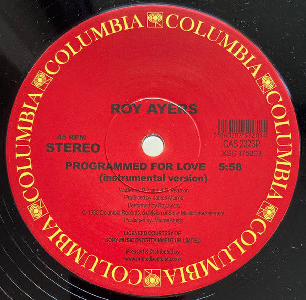 Roy Ayers : Programmed For Love (12", RE)