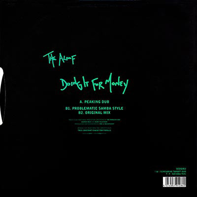 The Aloof : Doing It For Money (12", Single)