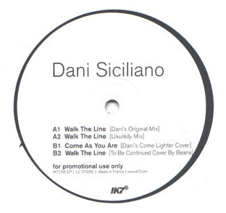 Dani Siciliano : Walk The Line (12", Promo)