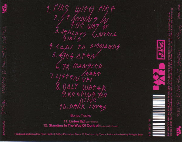 The Gossip : Standing In The Way Of Control (CD, Album, RE)