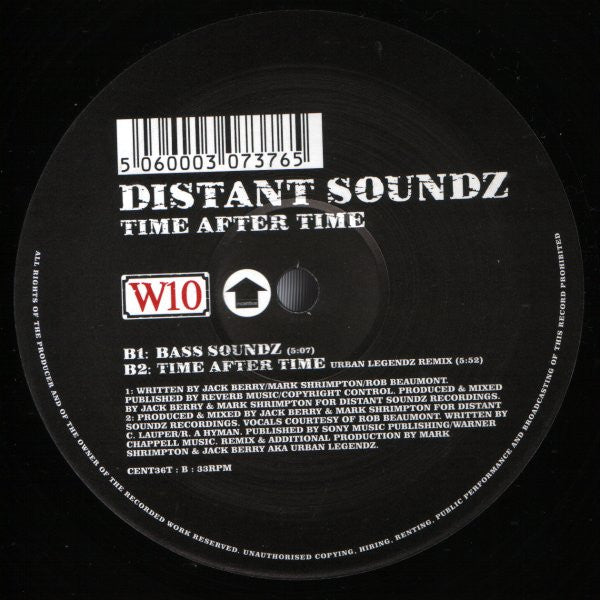 Distant Soundz : Time After Time (12")