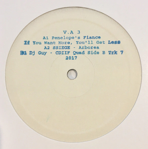 Various : V.A 3 (12", W/Lbl)