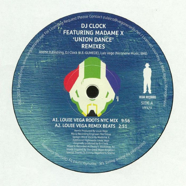 DJ Clock Featuring Madame X (9) : Union Dance (Louie Vega Remixes)  (12")