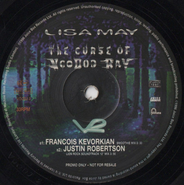Lisa May : The Curse Of Voodoo Ray (12", Promo)