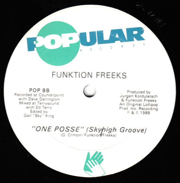 Funktion Freeks : One Posse Under A Groove (12")