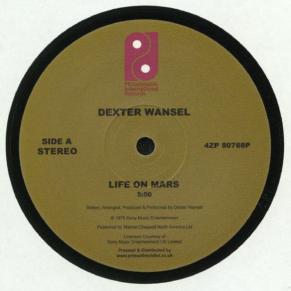 Dexter Wansel : Life On Mars (12", Ltd, RE, RM, 180)