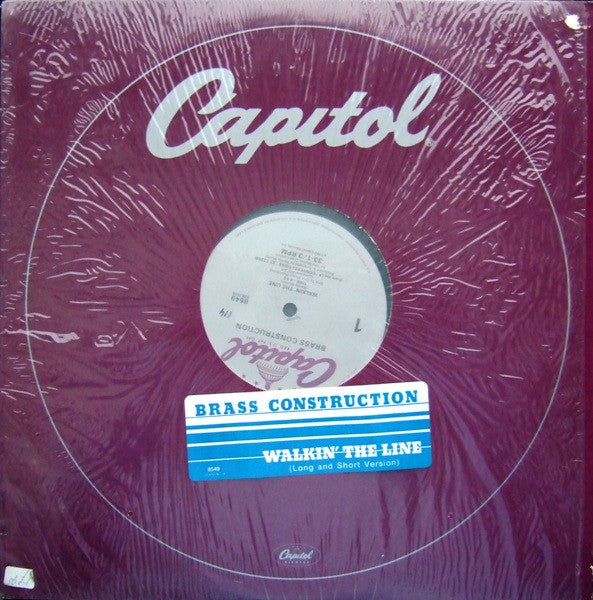 Brass Construction : Walkin' The Line (12")