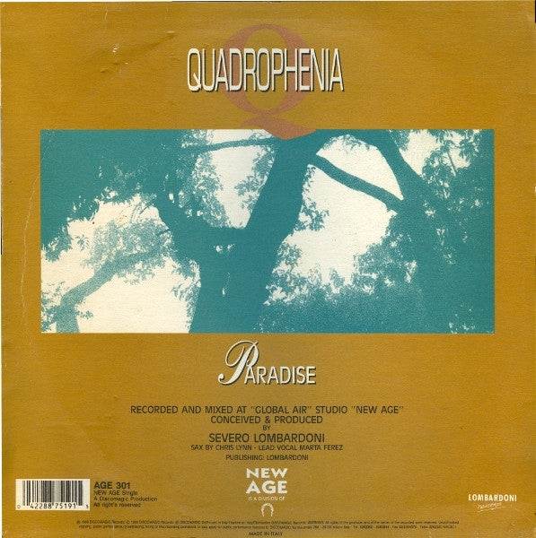 Quadrophenia : Paradise (12", Single)