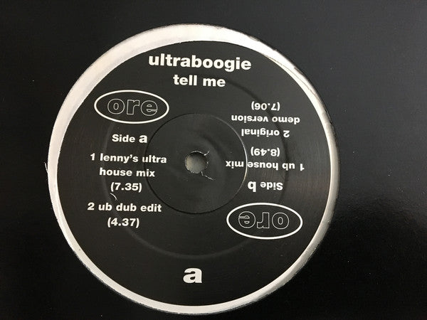 Ultra Boogie : Tell Me (12", Promo)