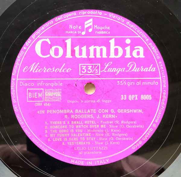 Lelio Luttazzi, George Gershwin, Richard Rodgers, Jerome Kern : In Penombra Ballate Con Gershwin . Rodgers . Kern (LP, Album)