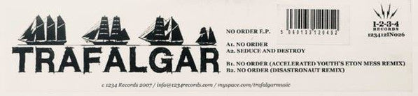 Trafalgar : No Order E.P. (12", EP)