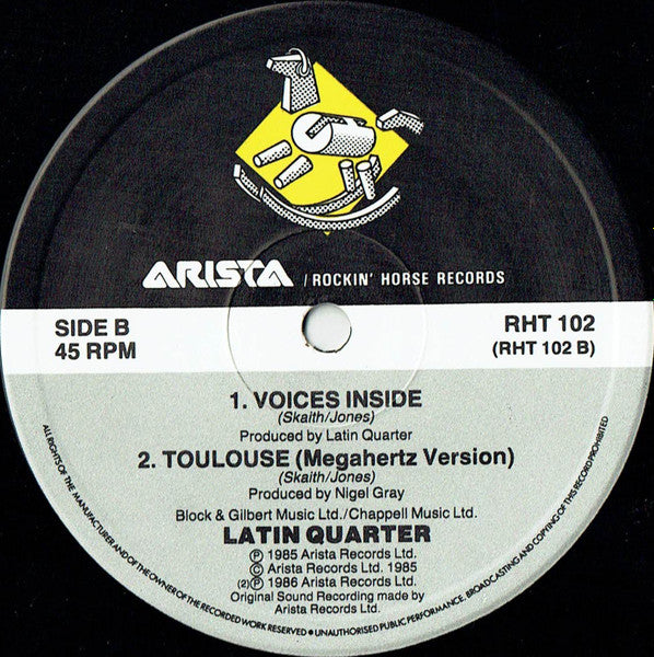 Latin Quarter : Radio Africa (12", PRS)